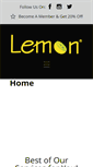 Mobile Screenshot of lemonsalons.com